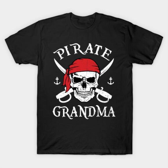 Other - Pirate Grandma Skull Halloween Tshirt
